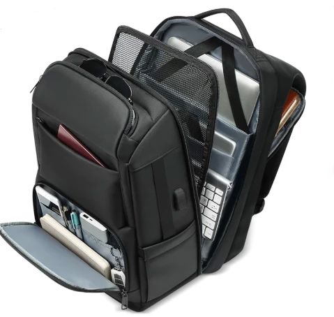 Men's Travel Backpack with Anti-Theft Design, Large Capacity, USB Charging & Waterproof