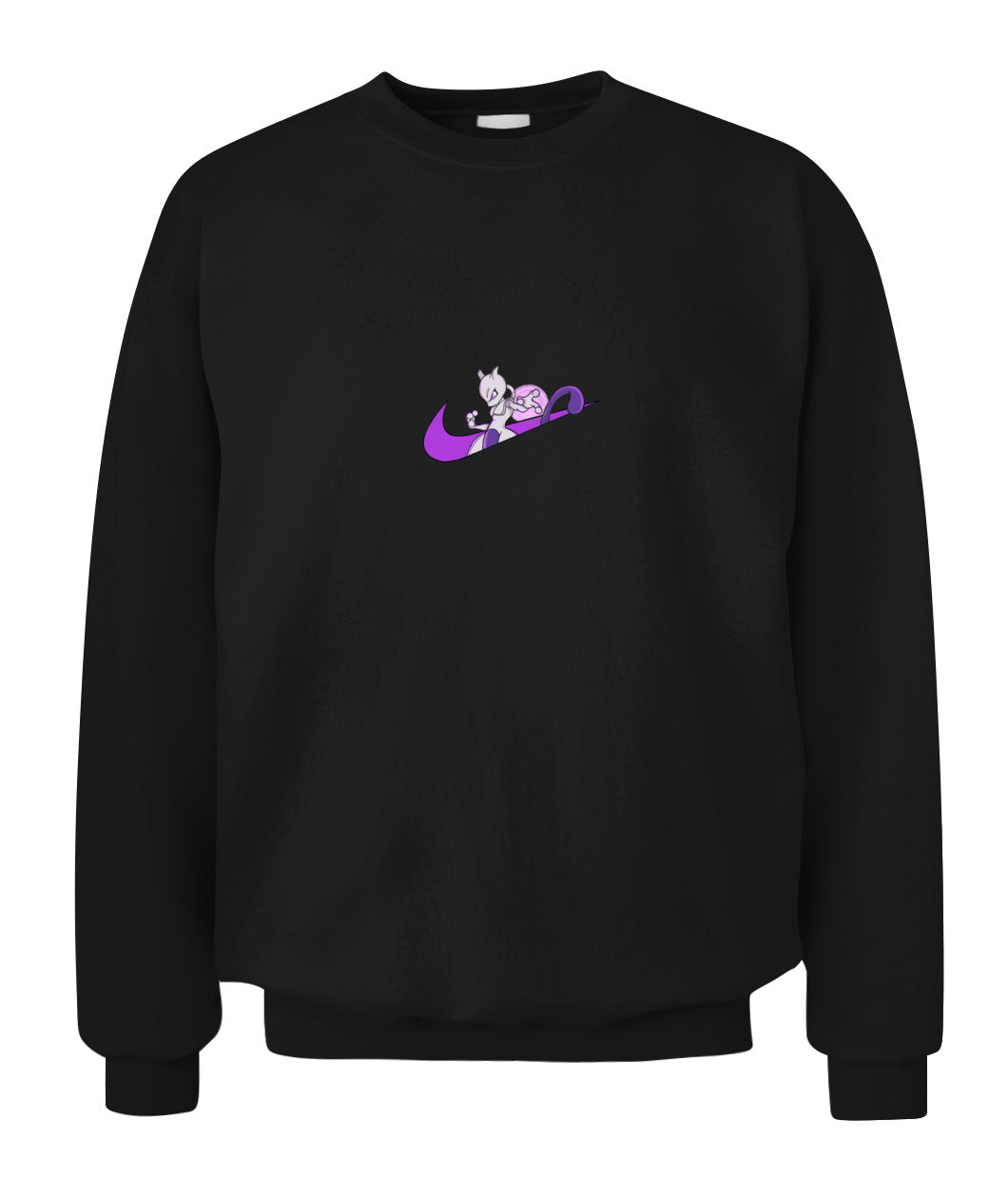 Mewtwo Simple Swoosh Custom 2-Side Printed Hoodie