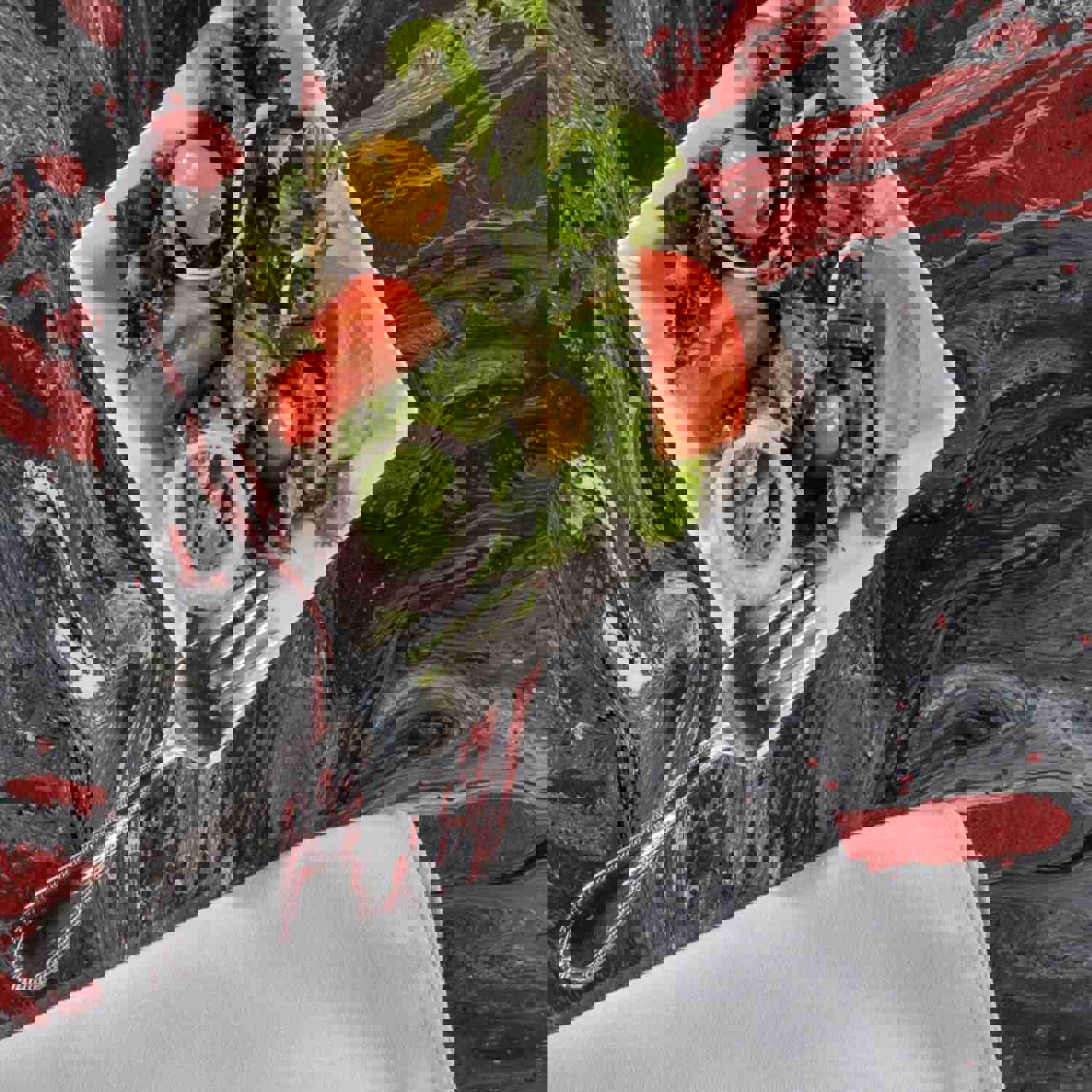 WINE RED ALLOY Resin Countertop System