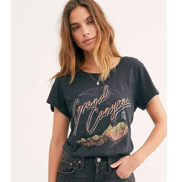 Fashion Chic Cartoon Cotton T-Shirt