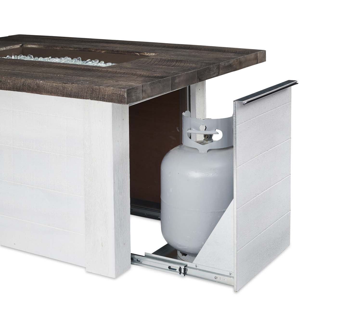 The Outdoor Greatroom | Alcott Rectangular Gas Fire Pit Table