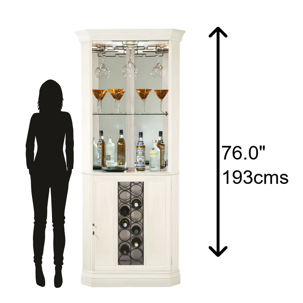 Howard Miller Piedmont V Corner Wine & Bar Cabinet 690046