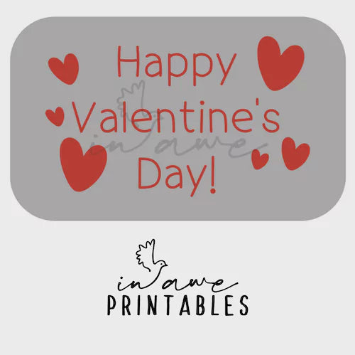 DIY Saint Valentine Treats for School - Printable Altoid Tin Craft Kit