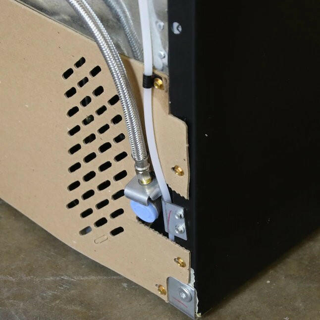 Eastman 5-ft Stainless Steel Ice Maker Connector with 1/4-in Compression Inlet & Outlet