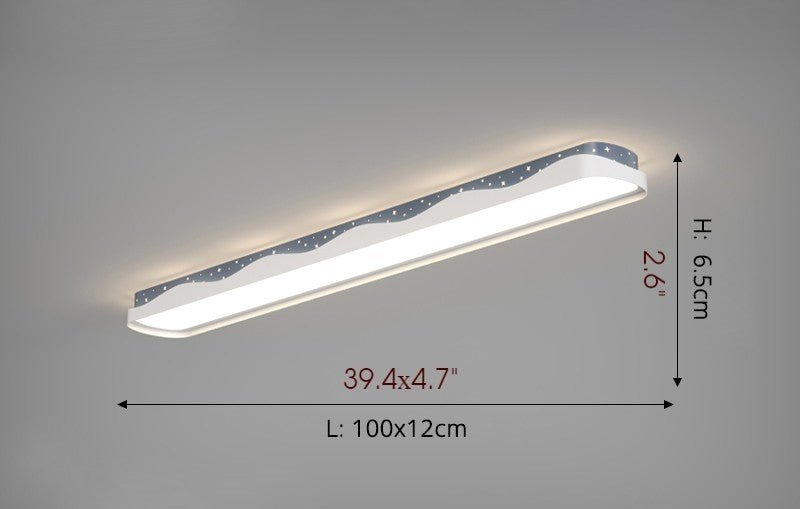 MIRODEMI® Modern Rectangle LED Ceiling Lamp - Corridor, Bedroom, Kitchen Lighting