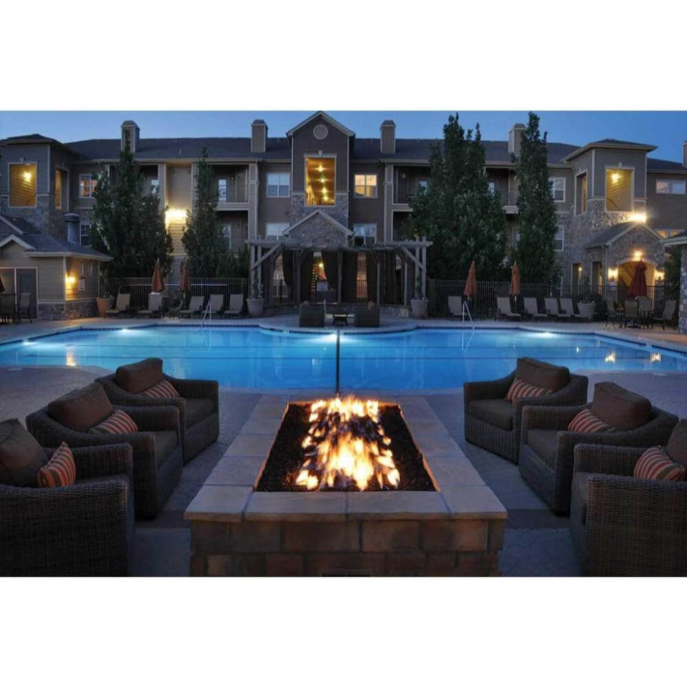 HPC 48 RTF SST Torpedo Rectangle Enclosure Trough Burner Fire Pit Kit