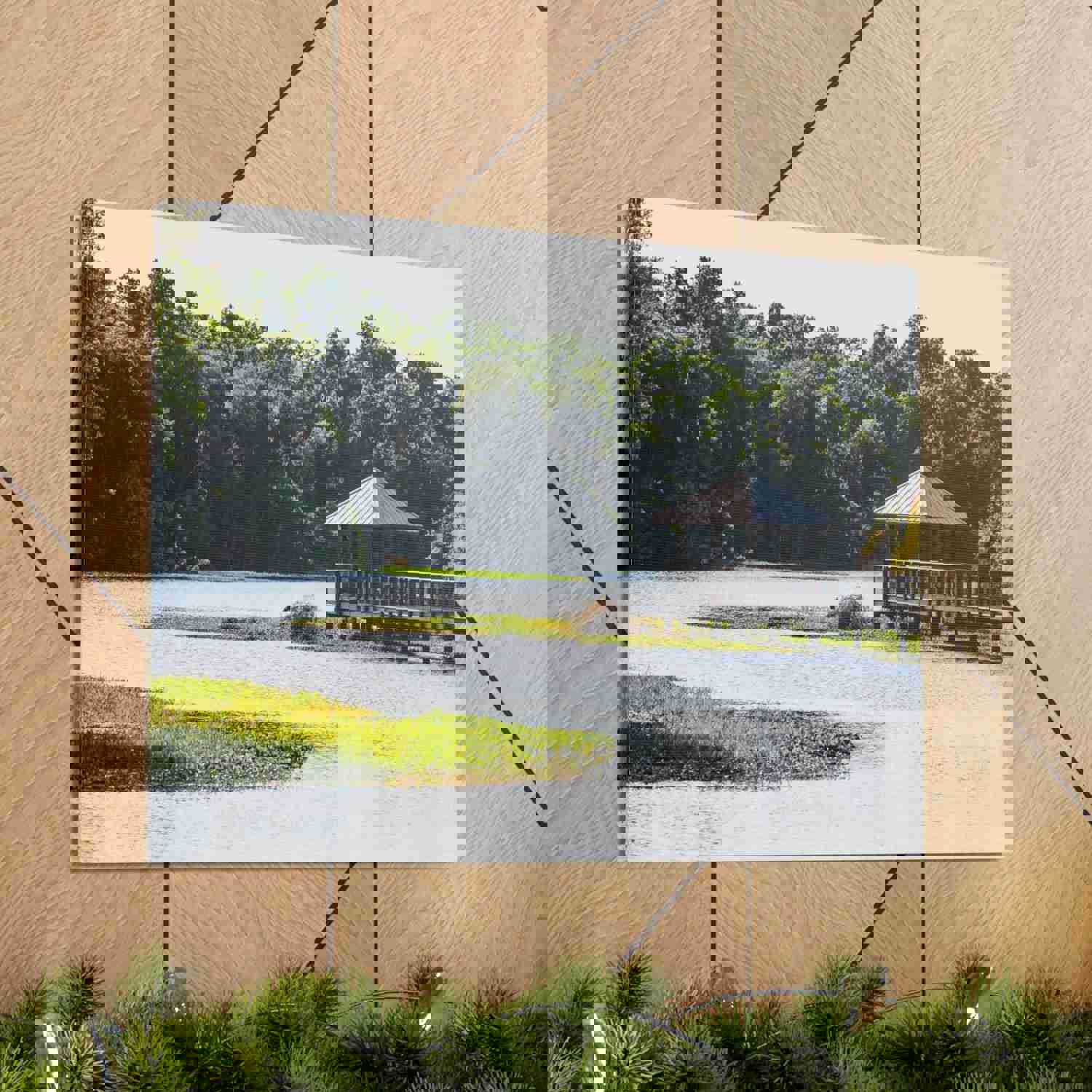 Prairie Lakes Park Canvas Wall Art for Home Decor Ready-to-Hang
