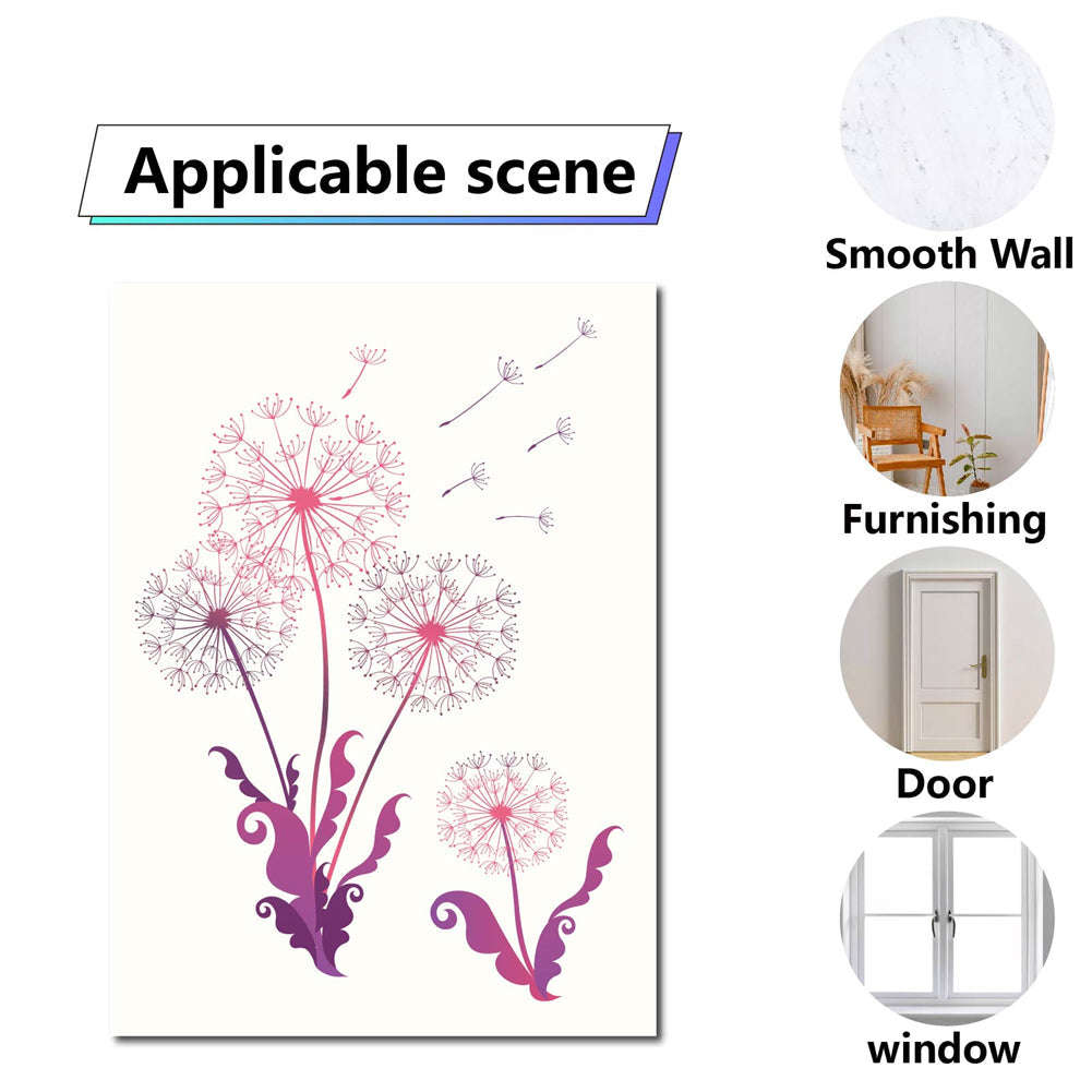 Craspire 16 Sheets 8 Styles PVC Waterproof Wall Stickers, Self-Adhesive Decals for Home Decoration