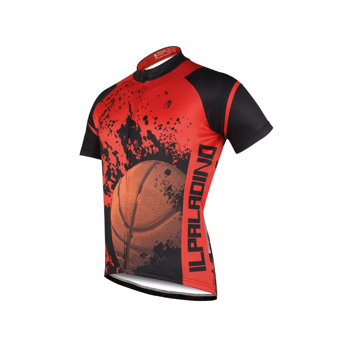 Ilpaladino Basketball Fan Sport Breathable Black&Red Jersey Men's Short-Sleeve Shirts