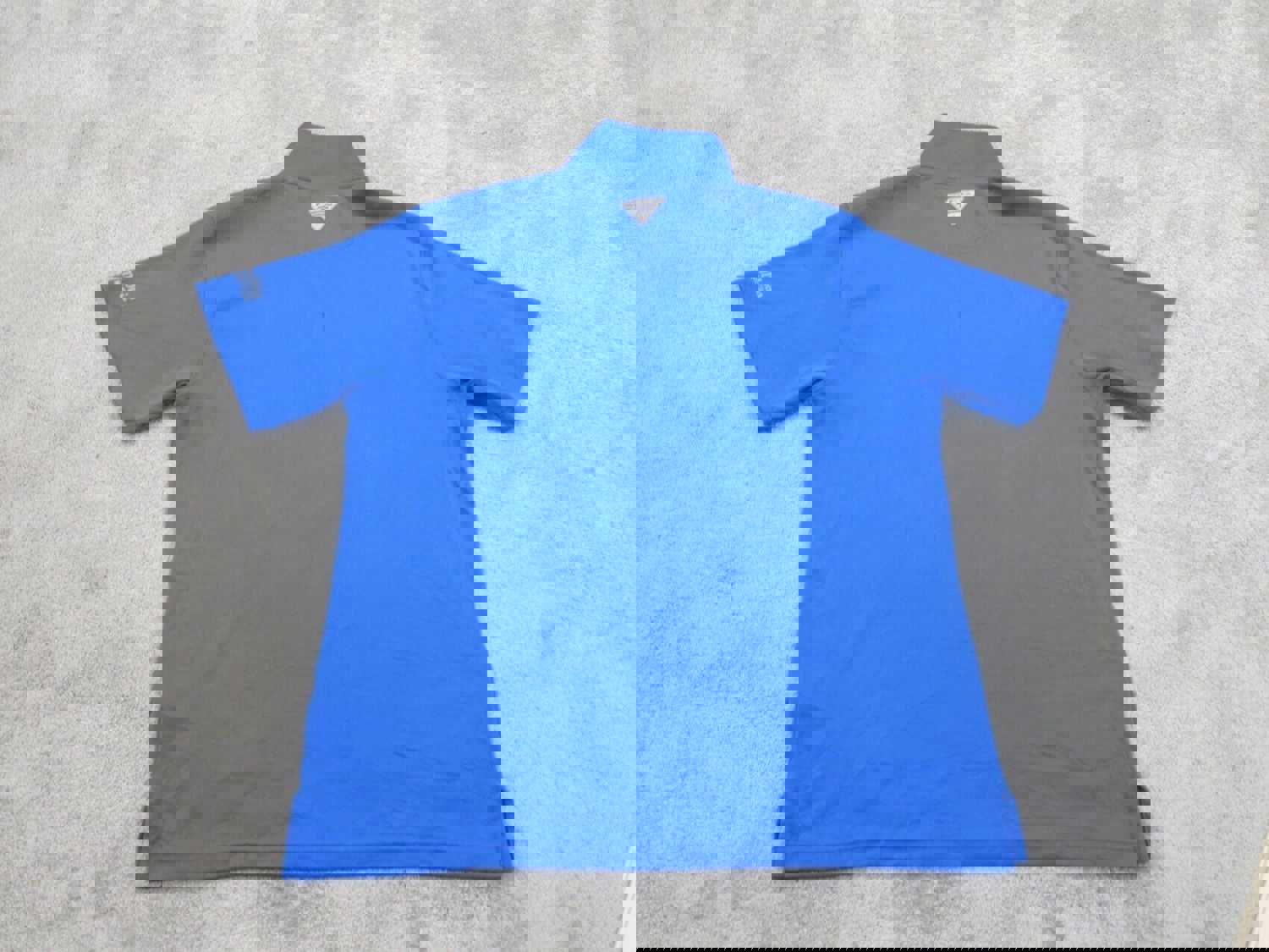 Columbia Men's Large Blue Short Sleeve PFG Fishing Polo Shirt