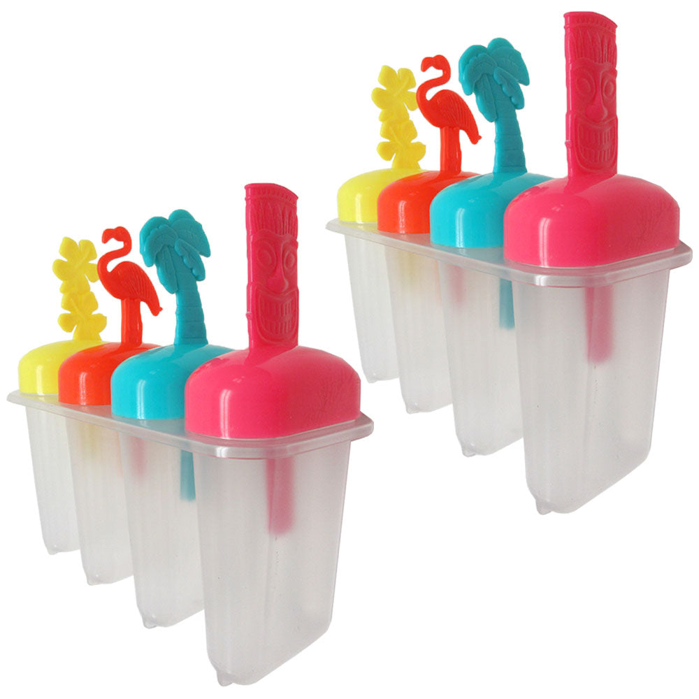 2 Packs Freezer Popsicle Molds - DIY Ice Cream & Frozen Yogurt Treat Maker