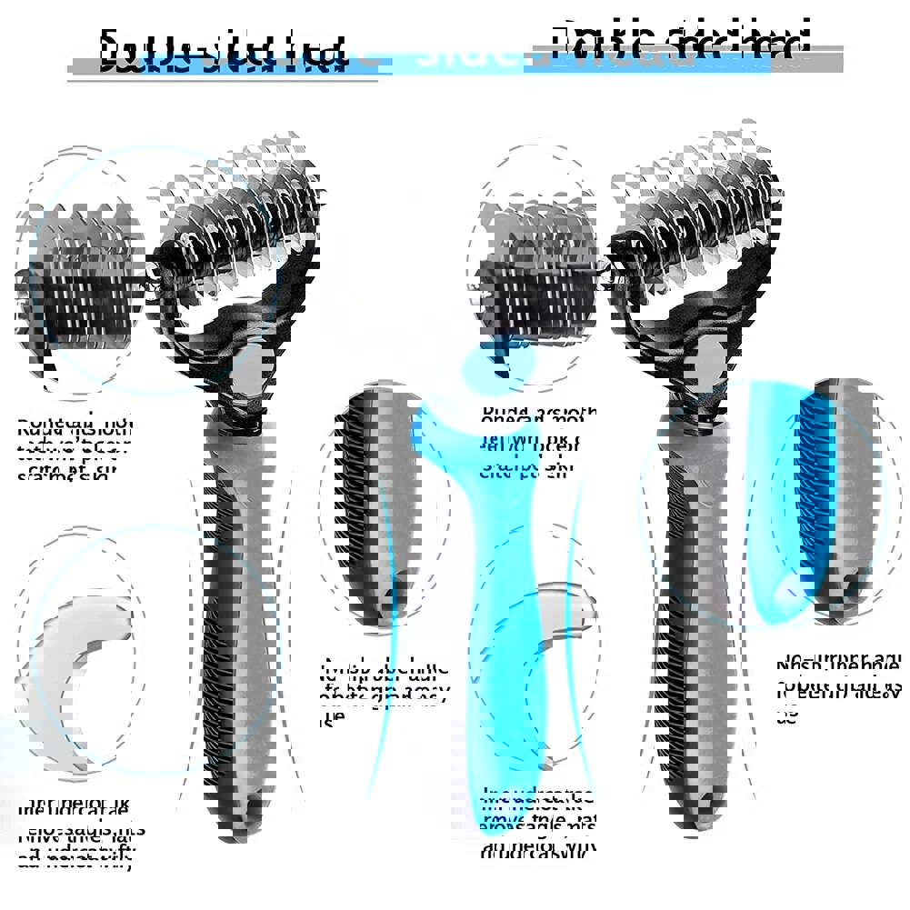 Multifunctional Pet Hair Removal Brush - Self-cleaning Comb for Dogs and Cats