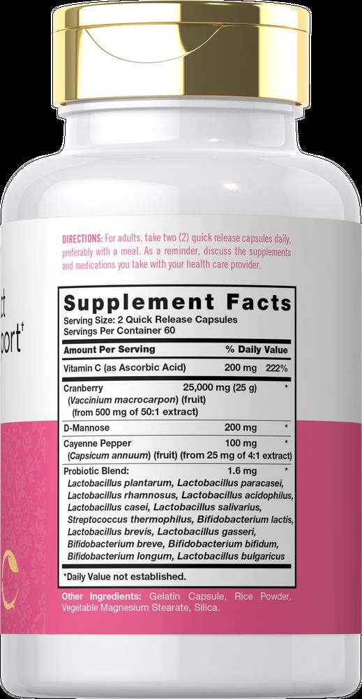 Urinary Tract Health Support for Women | 120 Capsules
