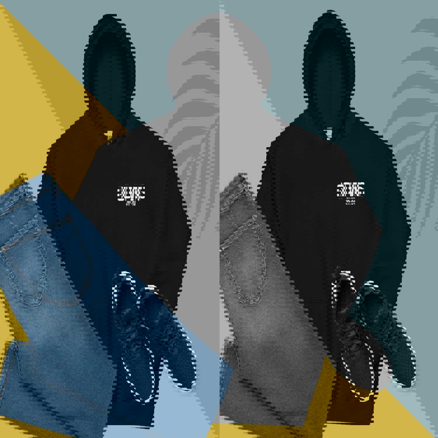 F&H Christian God Wins Two Sided Women's Hoodie