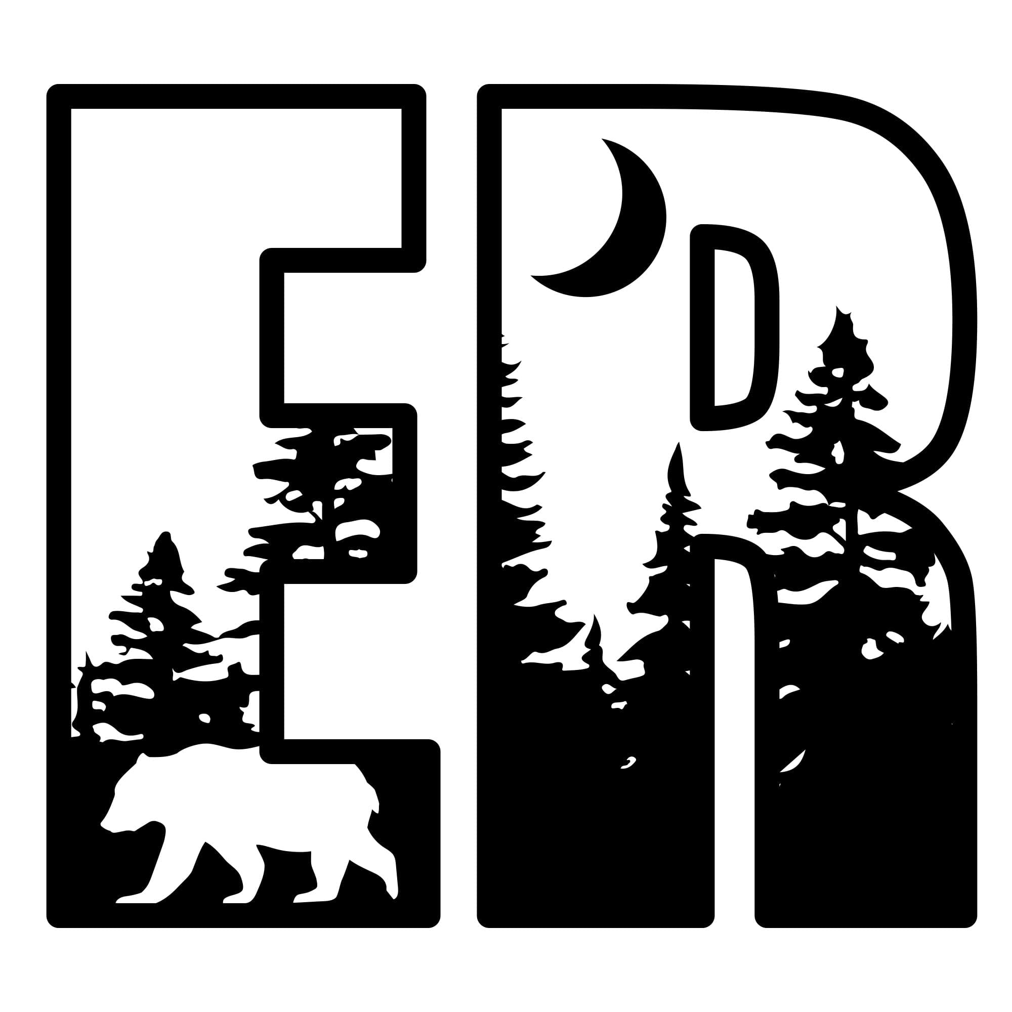 Personalized Woodland Name Wall Decal Sticker - Custom Nature-Inspired Decor