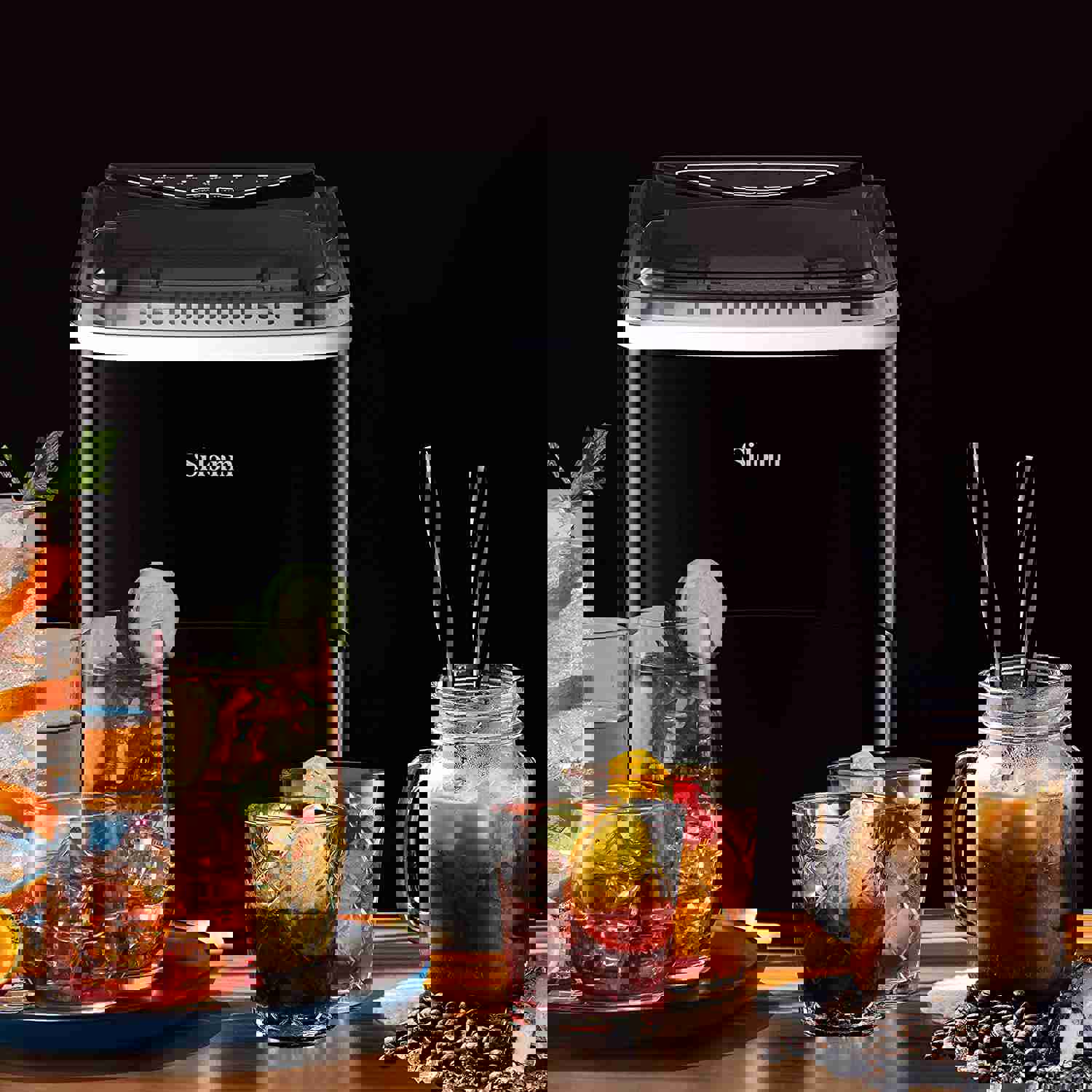 Countertop Ice Maker - 9 Cubes in 6 Mins, 26Lbs/24Hrs, Self-Cleaning with Ice Scoop & Basket