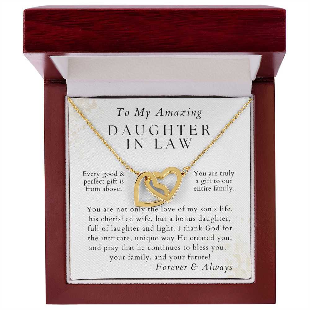 Laughter and Light - Gift for Daughter in Law - From Mother in Law or Father in Law - Christmas Gifts, Wedding Present, Anniversary Gift
