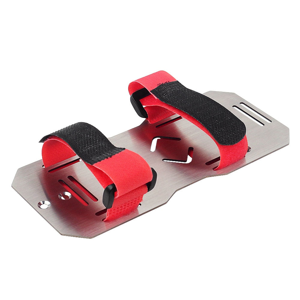 Stainless Steel Chassis Armor Axle Protector Skid Plate for 1/10 RC Crawler Traxxas TRX-6 G63 6X6 - Silver