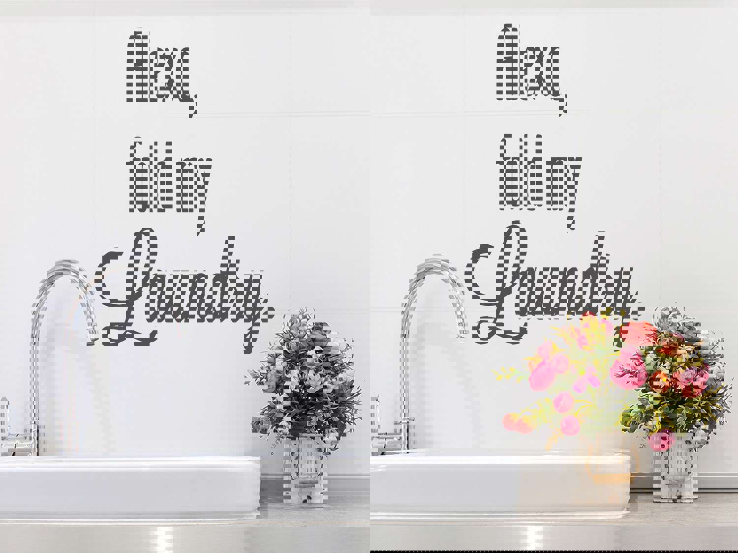 Alexa Fold My Laundry Wall Decal for Home Decor