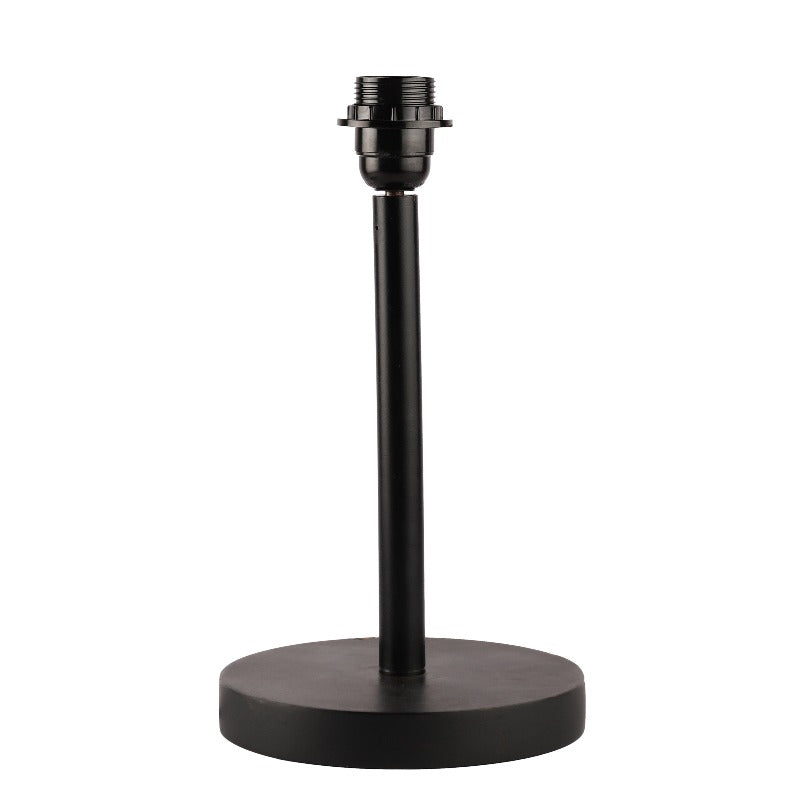 BTR CRAFTS Raven Black Metal Table Lamp with Premium Color Shade (Pack of 2)