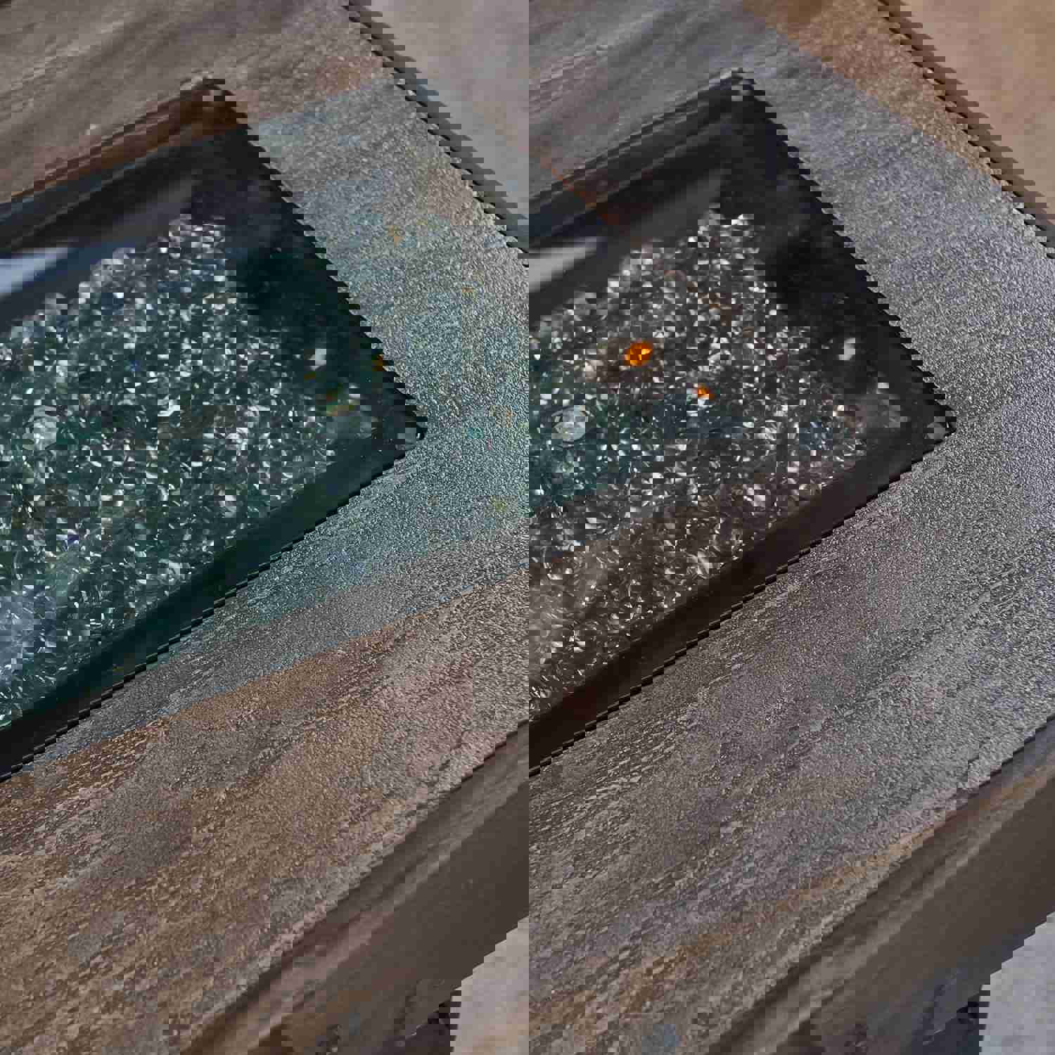 Denali Brew Linear Gas Fire Pit Table