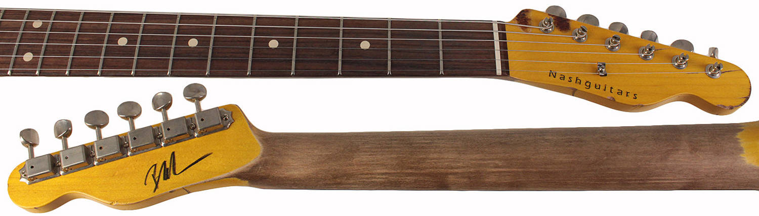 Nash T-63 Guitar, 3-Tone Sunburst, Extra Heavy Aging