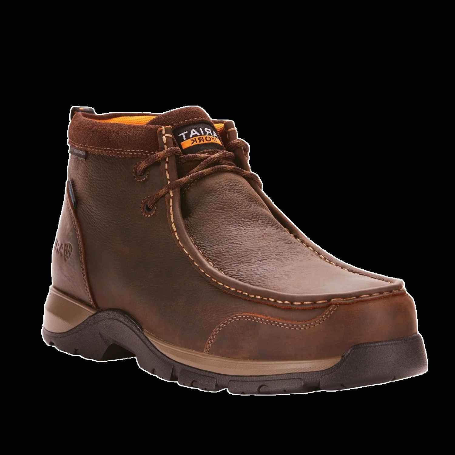 Ariat Edge LTE Moc Waterproof Composite Toe Work Boot Dark Brown Mens