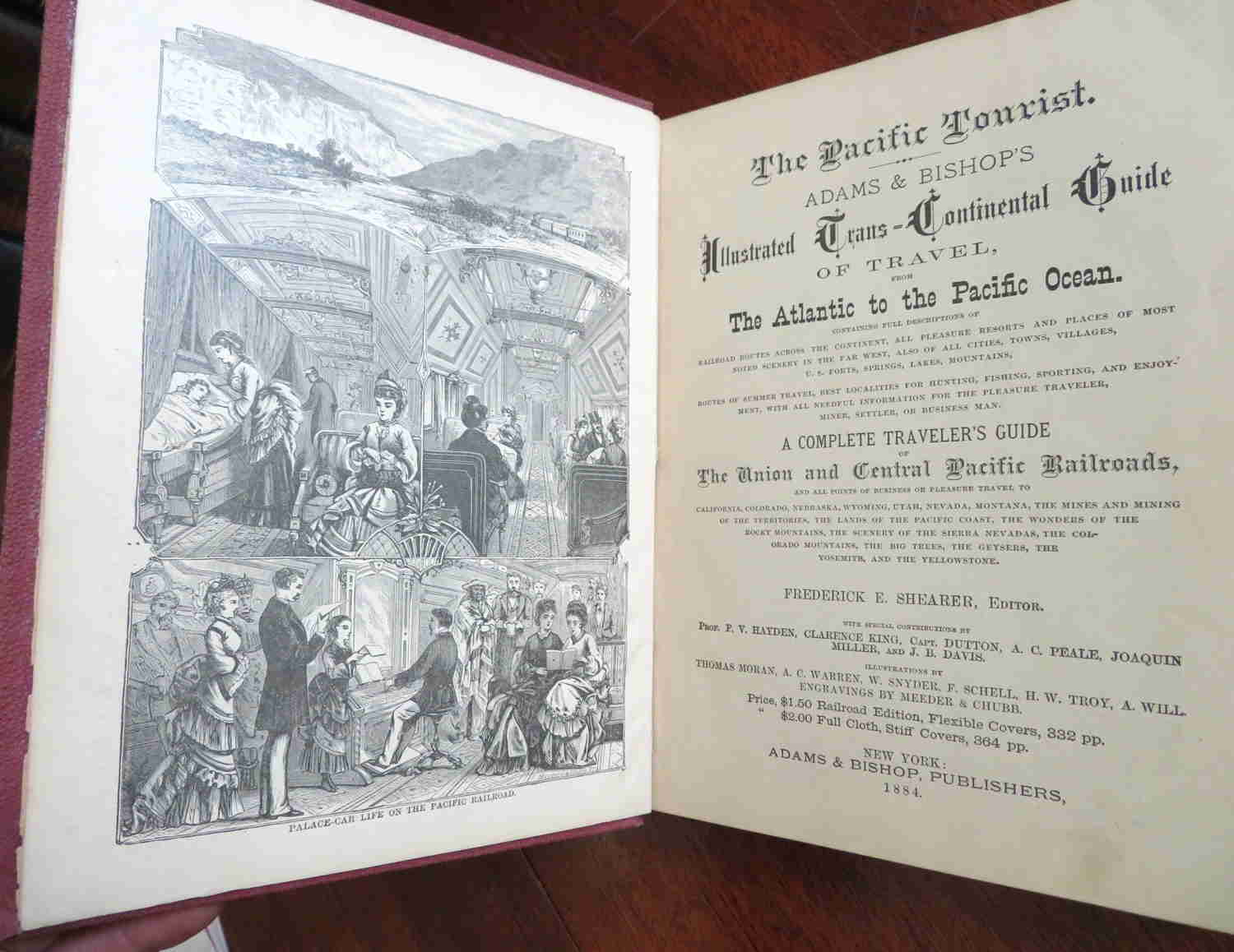 The Pacific Tourist: American Trans-Continental Guide 1884 Illustrated Book