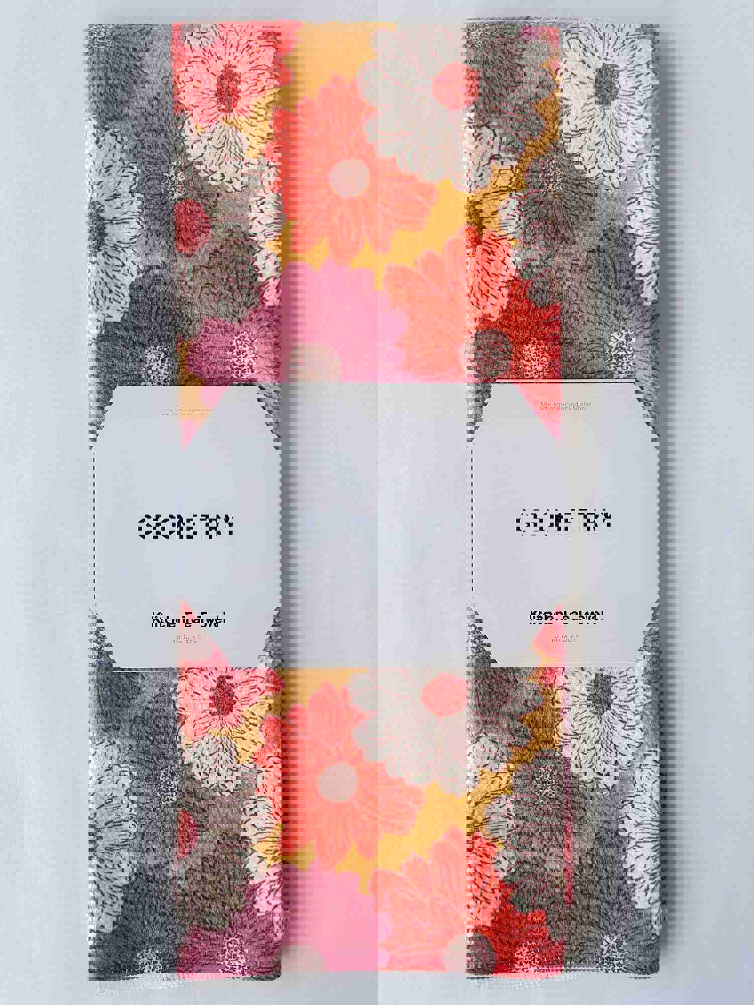 Zinnia Forever - Geometry Kitchen Towel