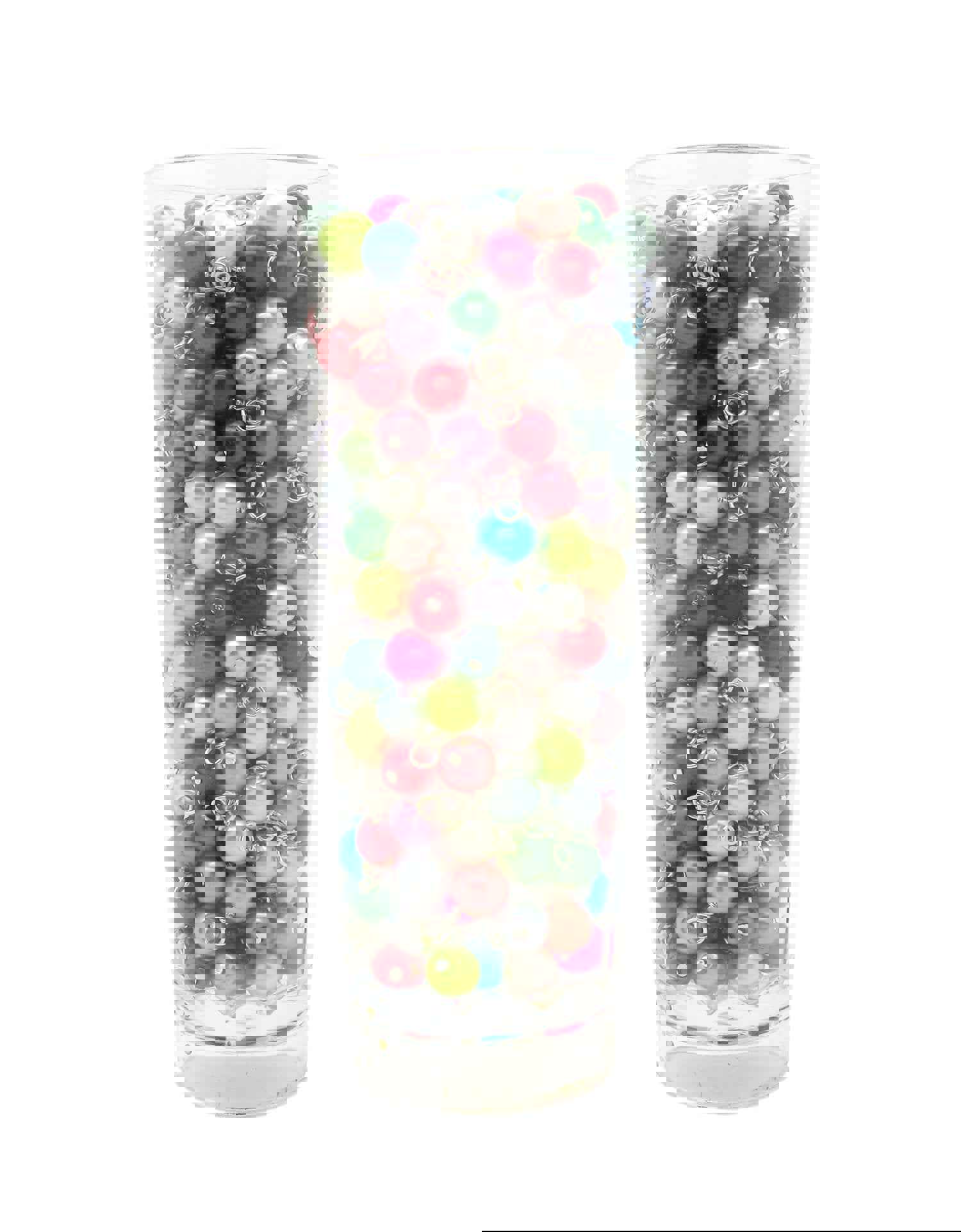 Small Bracelet Charms - 6mm Glass Pearl Bead Dangles for DIY Charm Bracelets