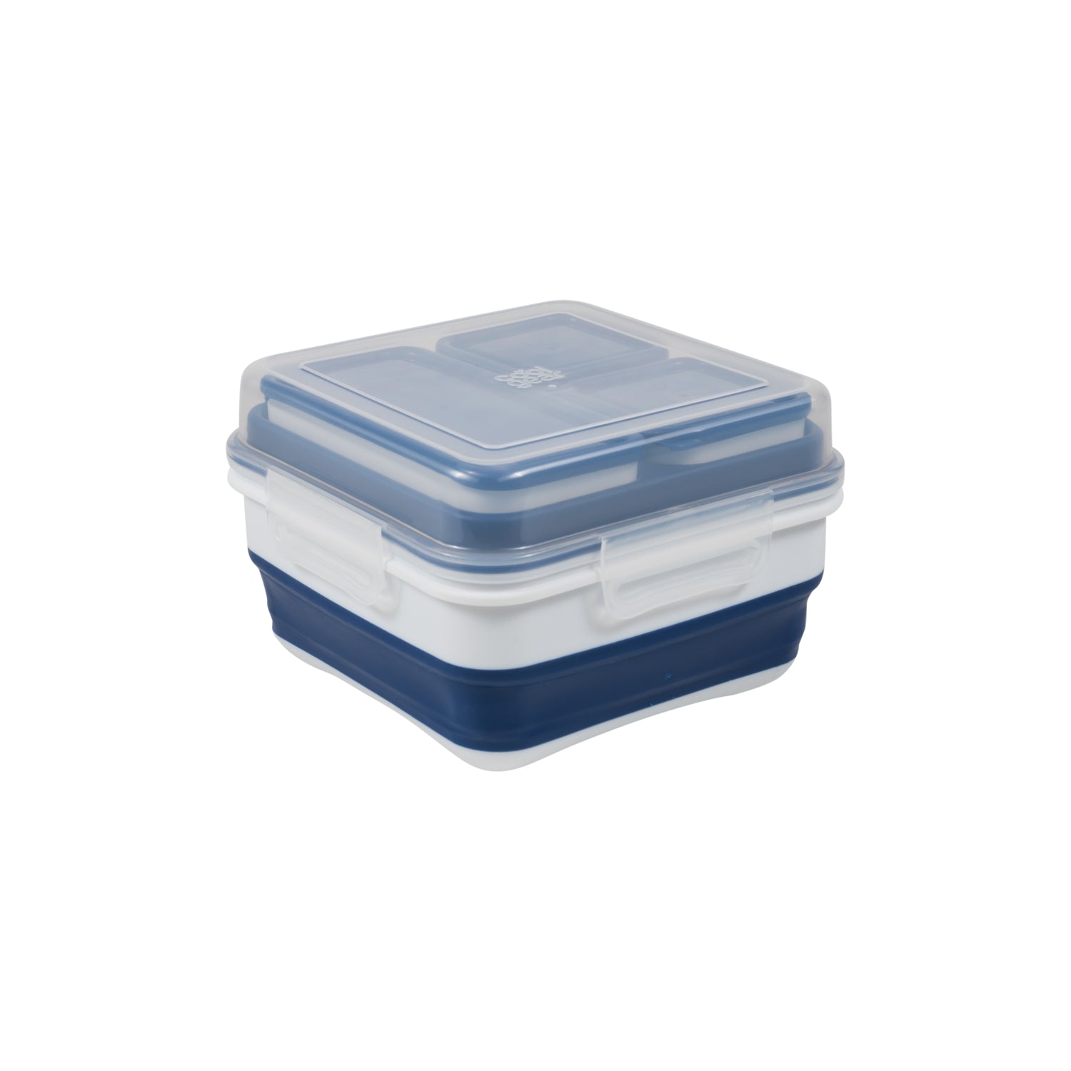 COOL GEAR 3-Pack Expandable Bento Containers for Salad, Lunch, and Snacks