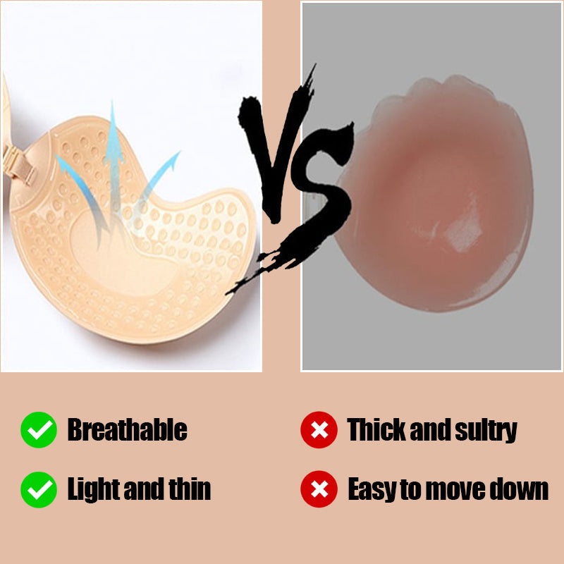 Bettybra® Sticky Invisible Backless Strapless Push Up Bras - Buy 1 Get 2 - Nude
