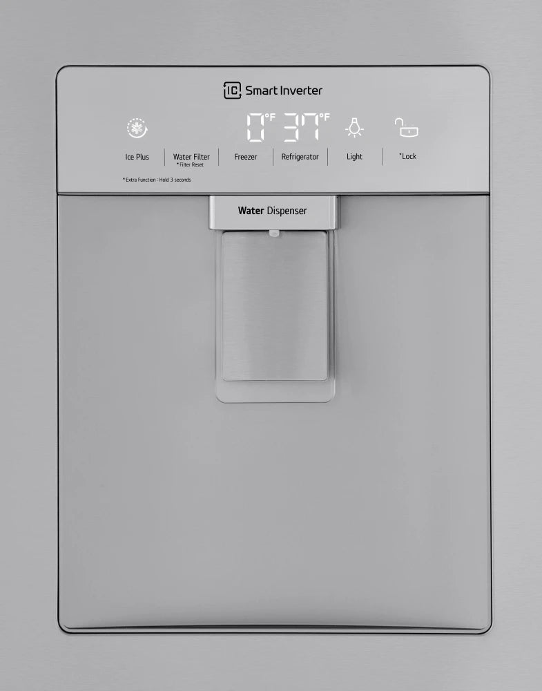 LG - 29 cu. ft. 4-Door French Door Refrigerator with External Water Dispenser and Ice Maker