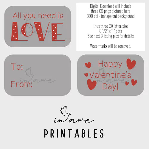 DIY Saint Valentine Treats for School - Printable Altoid Tin Craft Kit