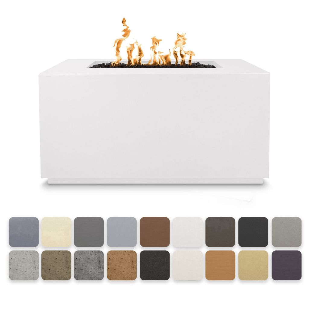 The Outdoor Plus - Pismo GFRC Concrete Rectangle Liquid Propane Fire Pit 48