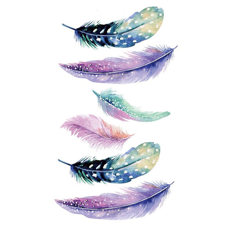 Qfdian Black Rose Temporary Tattoo Sticker - Realistic Fake Tattoo for Parties & Festivals