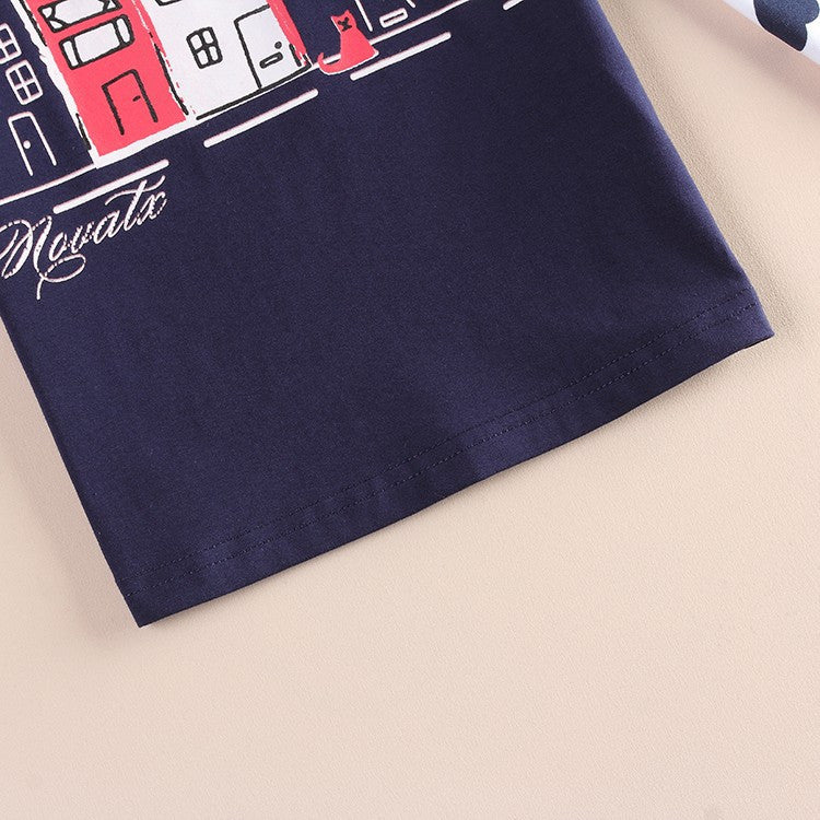 Children Girl T-Shirt - Fashion Nova Print Long Sleeve Casual Tee for Girls