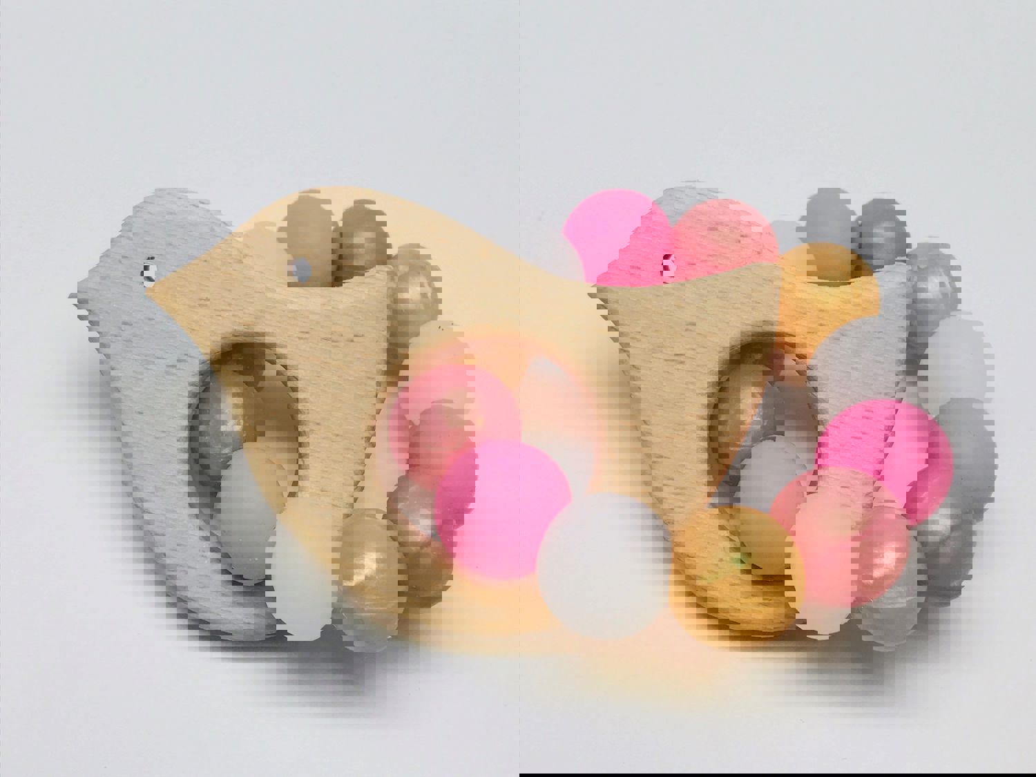 Chewy Baby Co Silicone Wood Teething Toys