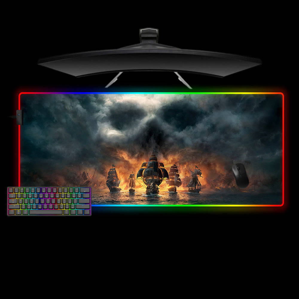 Fleet Design M-XXL Size RGB Gaming Mouse Pad with LED Strip