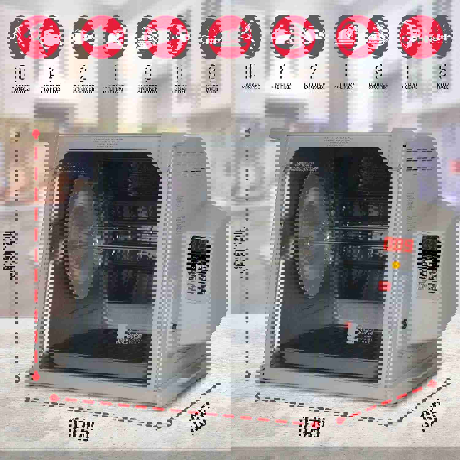 Ronco Platinum Digital Rotisserie Oven - Large Capacity for Perfect Roasting