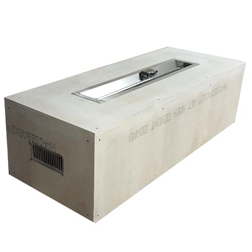HPC 48 RTF SST Torpedo Rectangle Enclosure Trough Burner Fire Pit Kit