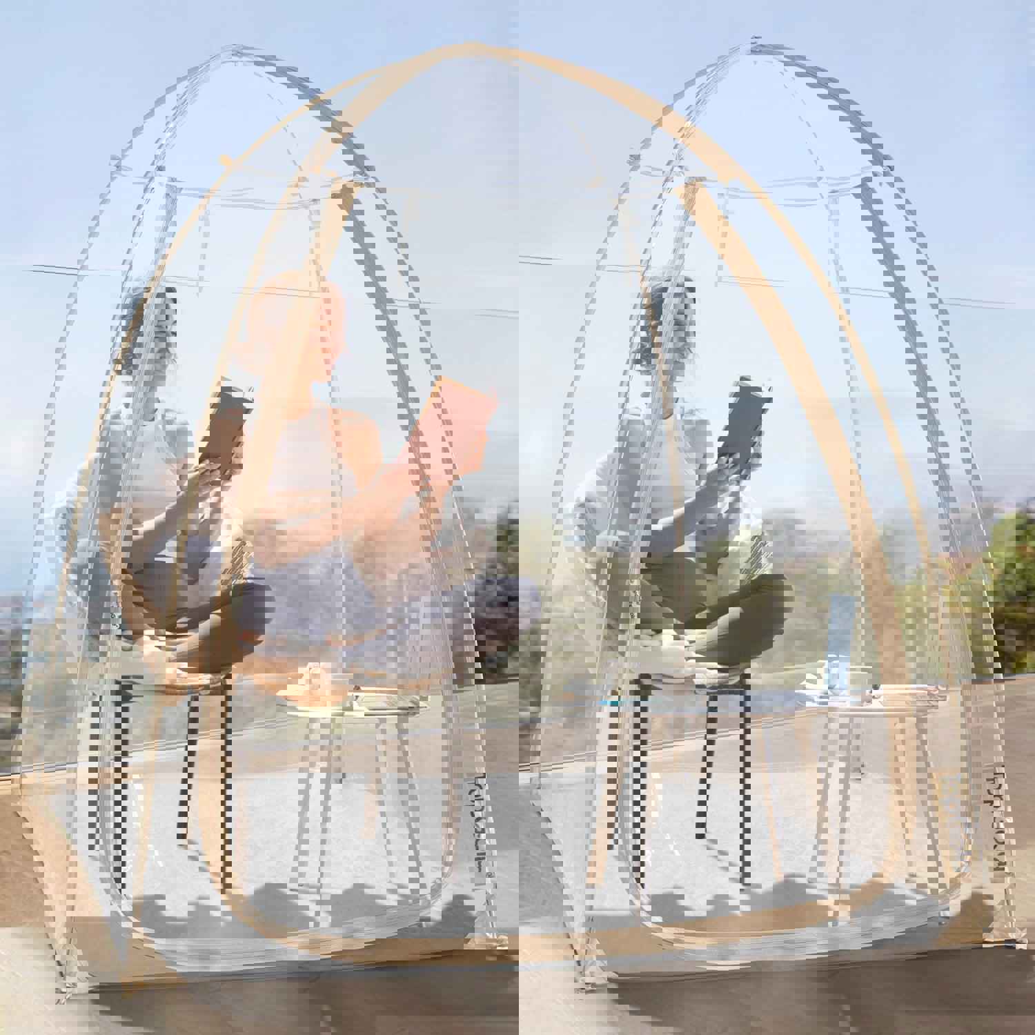 TopGold 4 Person Sports Tent - Portable Outdoor Shelter for Sports & Activities