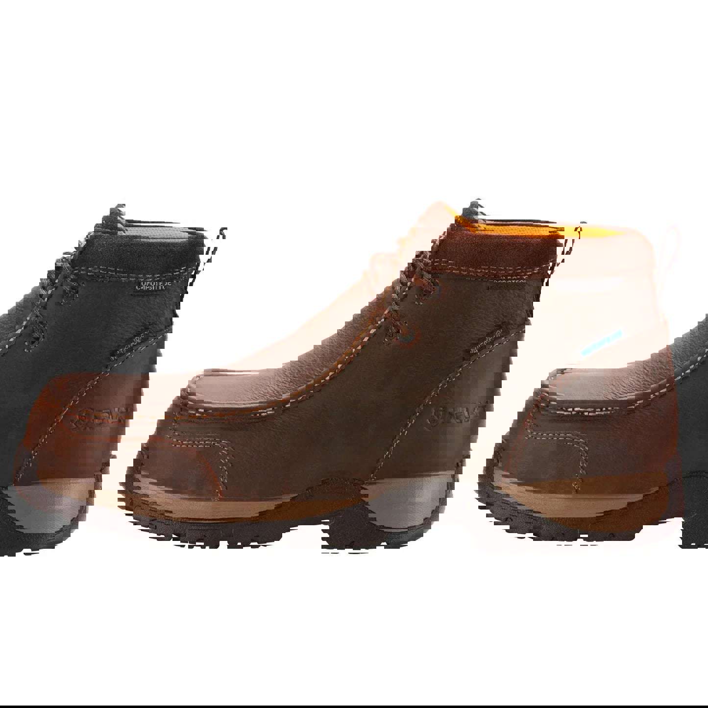 Ariat Edge LTE Moc Waterproof Composite Toe Work Boot Dark Brown Mens