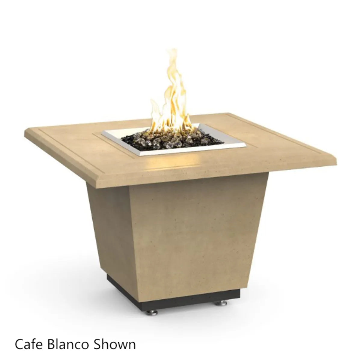 American Fyre Designs Cosmopolitan Square Outdoor Gas Firetable