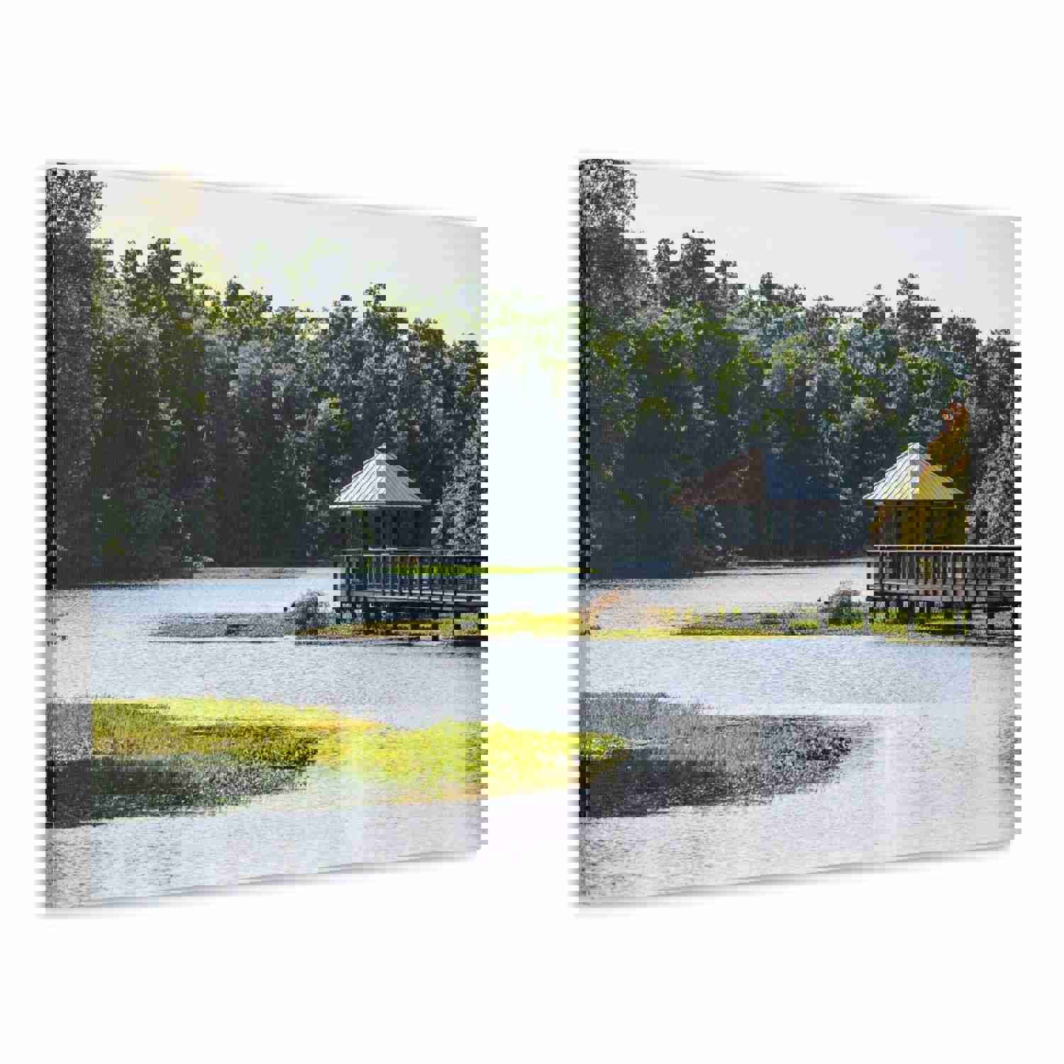 Prairie Lakes Park Canvas Wall Art for Home Decor Ready-to-Hang