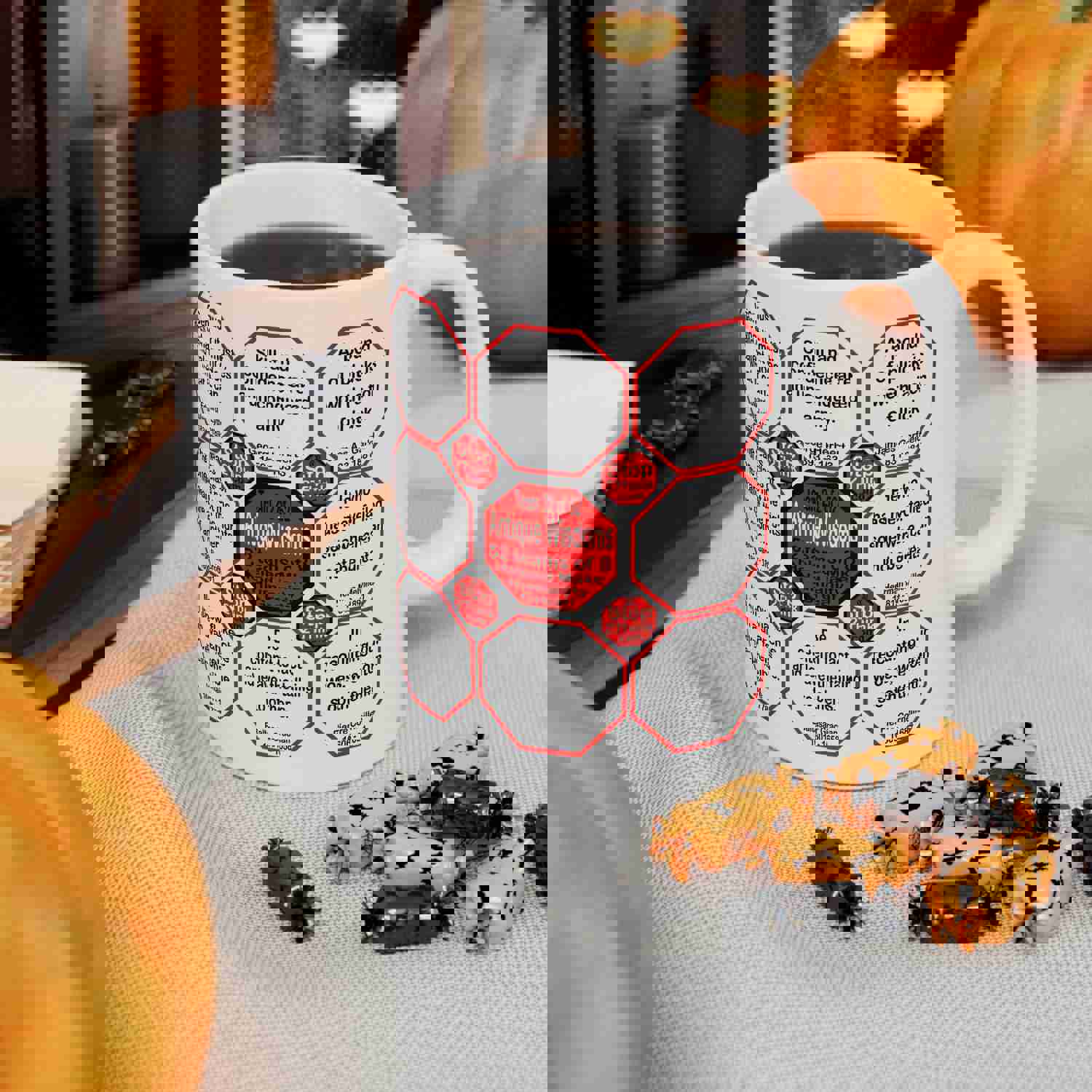 Team 22 of 52 Teams That Make Humanity Great! Wisdom Ceramic Mug 11oz