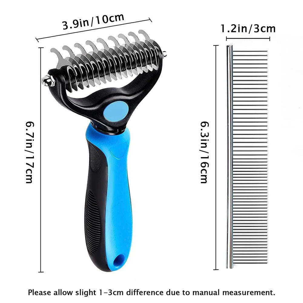 Multifunctional Pet Hair Removal Brush - Self-cleaning Comb for Dogs and Cats