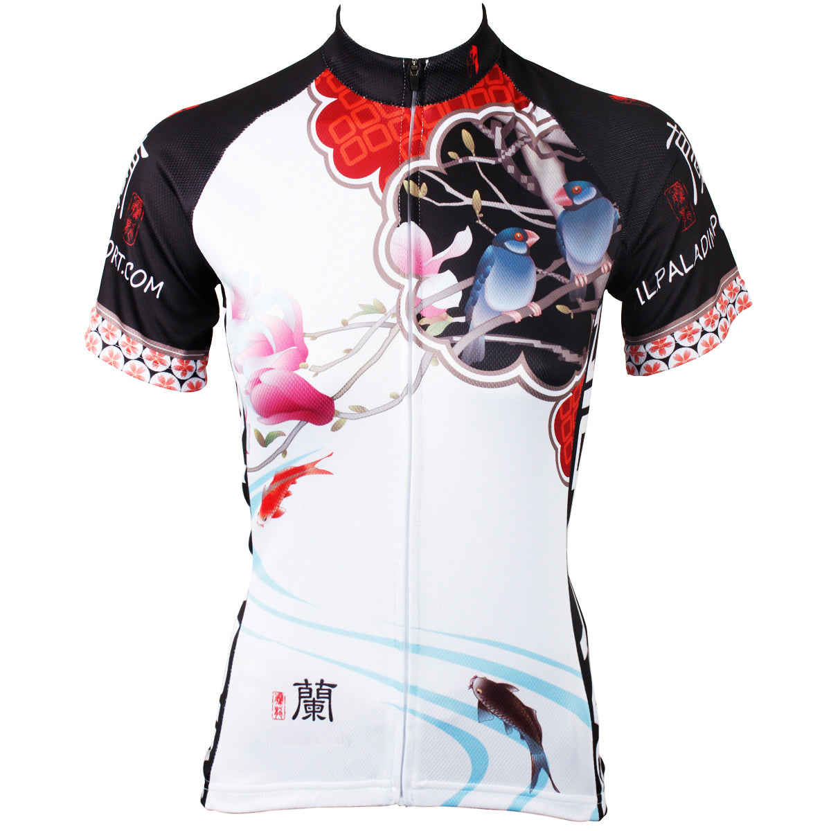 Women's Magnolia & Peach Blossom Cycling Jerseys - Short & Long Sleeve Sportswear