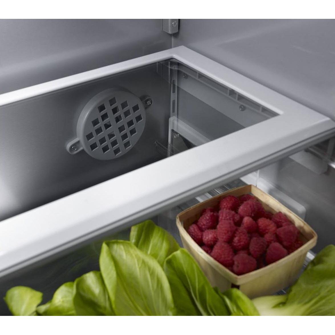 KitchenAid 36-inch, 20.8 cu.ft. Built-in French 3-Door Refrigerator with Internal Ice Maker KBFN506ESS