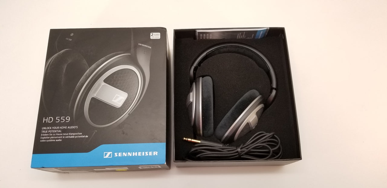 Sennheiser HD 559 Open Back Around-Ear Headphones - Premium Sound Quality